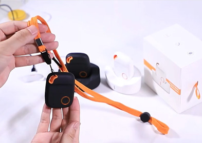 Personal alarm with lanyard