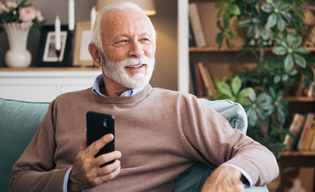 Man with phone